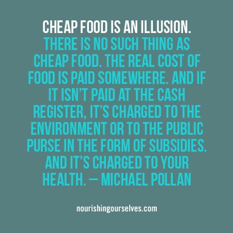 goedkoop eten illusie